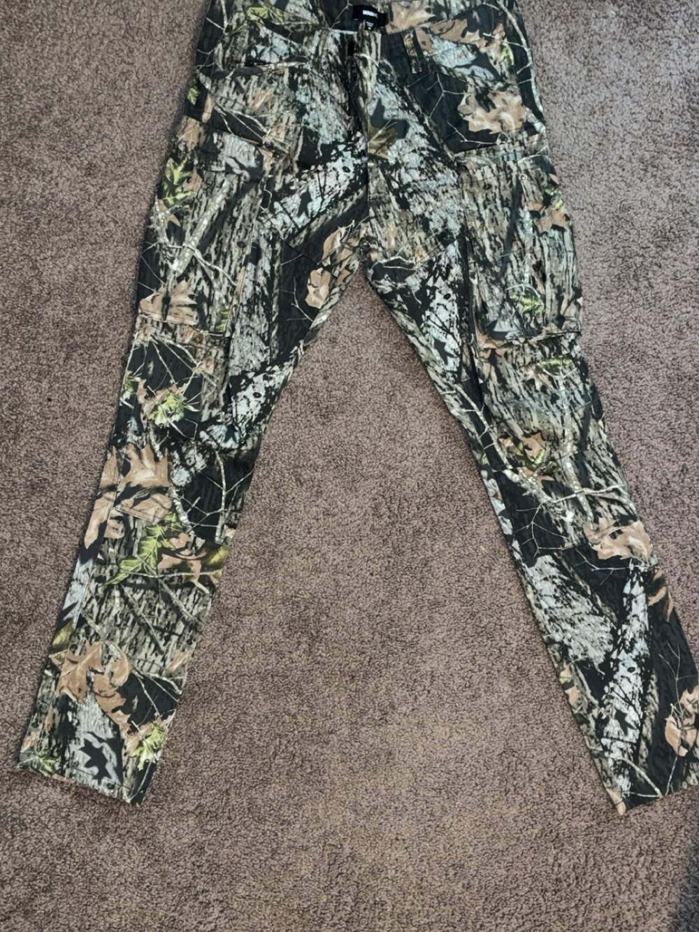 Fashion Nova Men's Camo Cargo Chinos - Black, Brown, Green